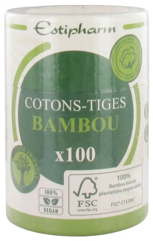 Estipharm Cotons-tiges en Bambou