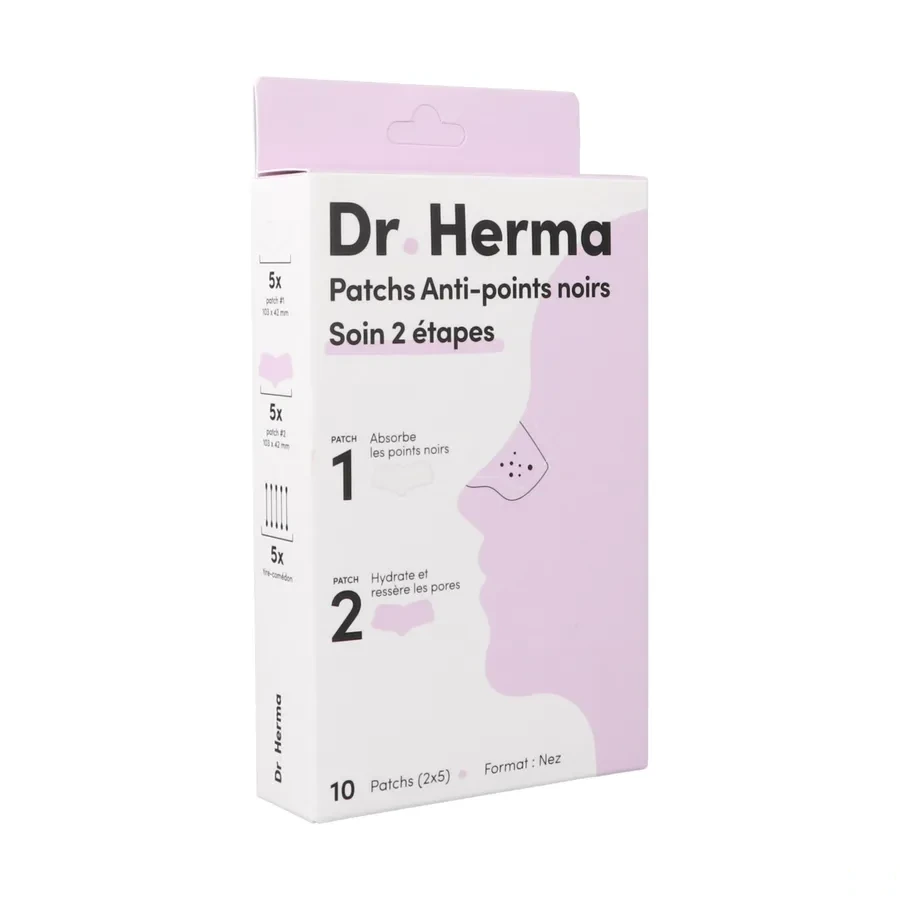 Dr Herma Patch Nez Anti-Points Noirs