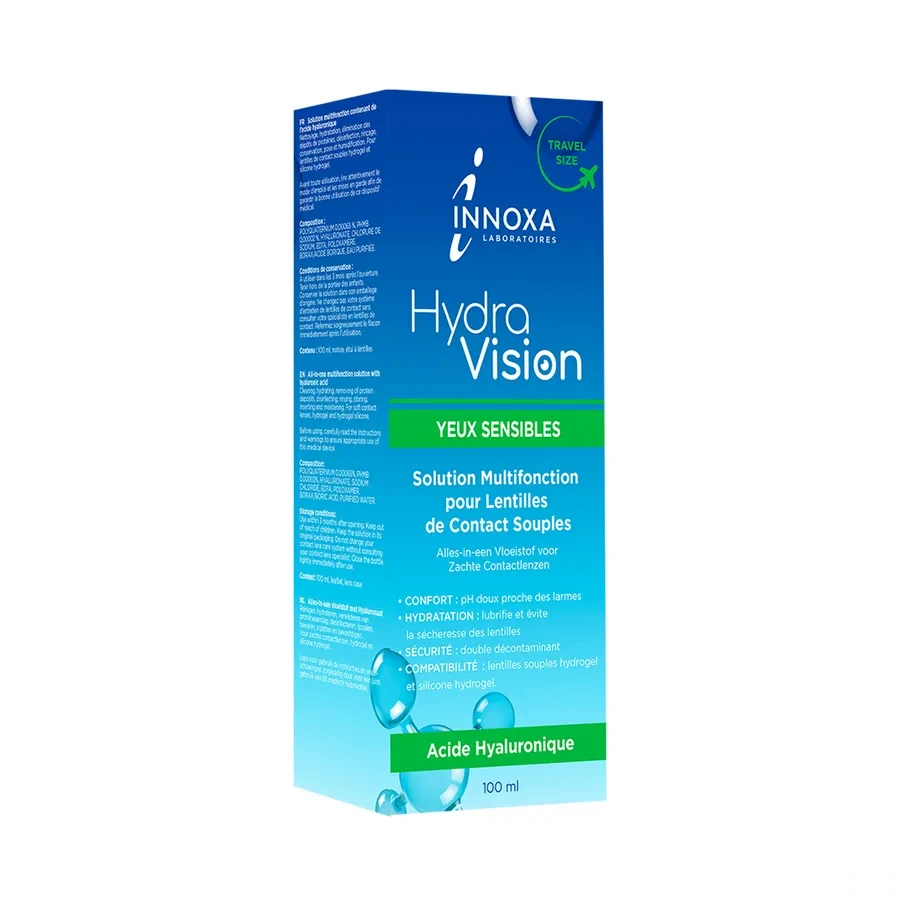Innoxa Hydravision Solution pour Lentilles
