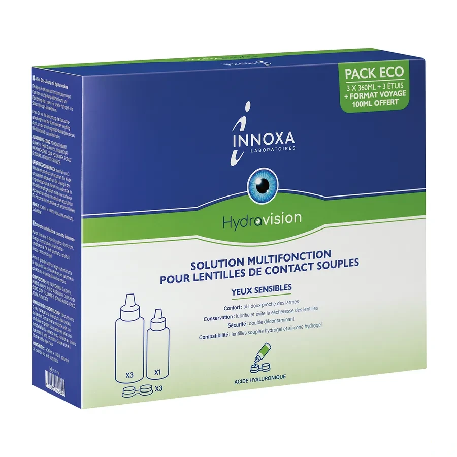 Innoxa Hydravision Solution pour Lentilles