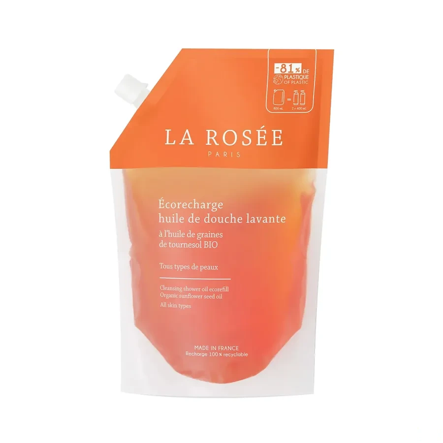 La Rosée Huile de douche lavante