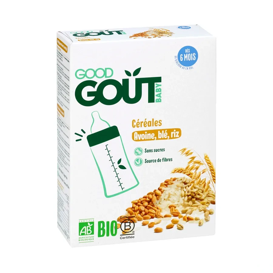 Good Goût Céréales Avoine Blé Riz dès 6 mois