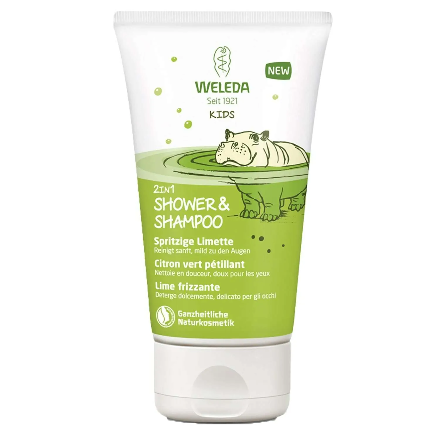 Weleda Crème de douche 2en1 Enfants Citron vert pétillant