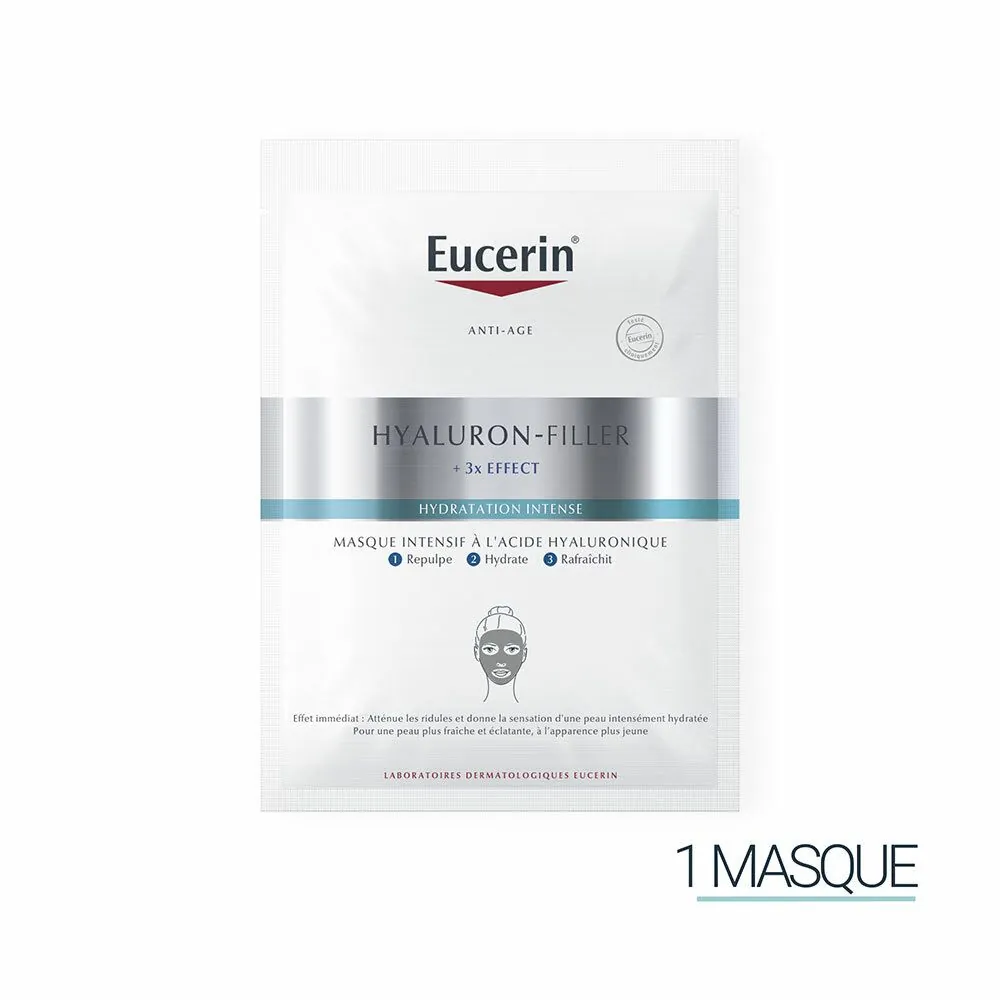 Eucerin Hyaluron-Filler Masque Intensif à l'Acide Hyaluronique