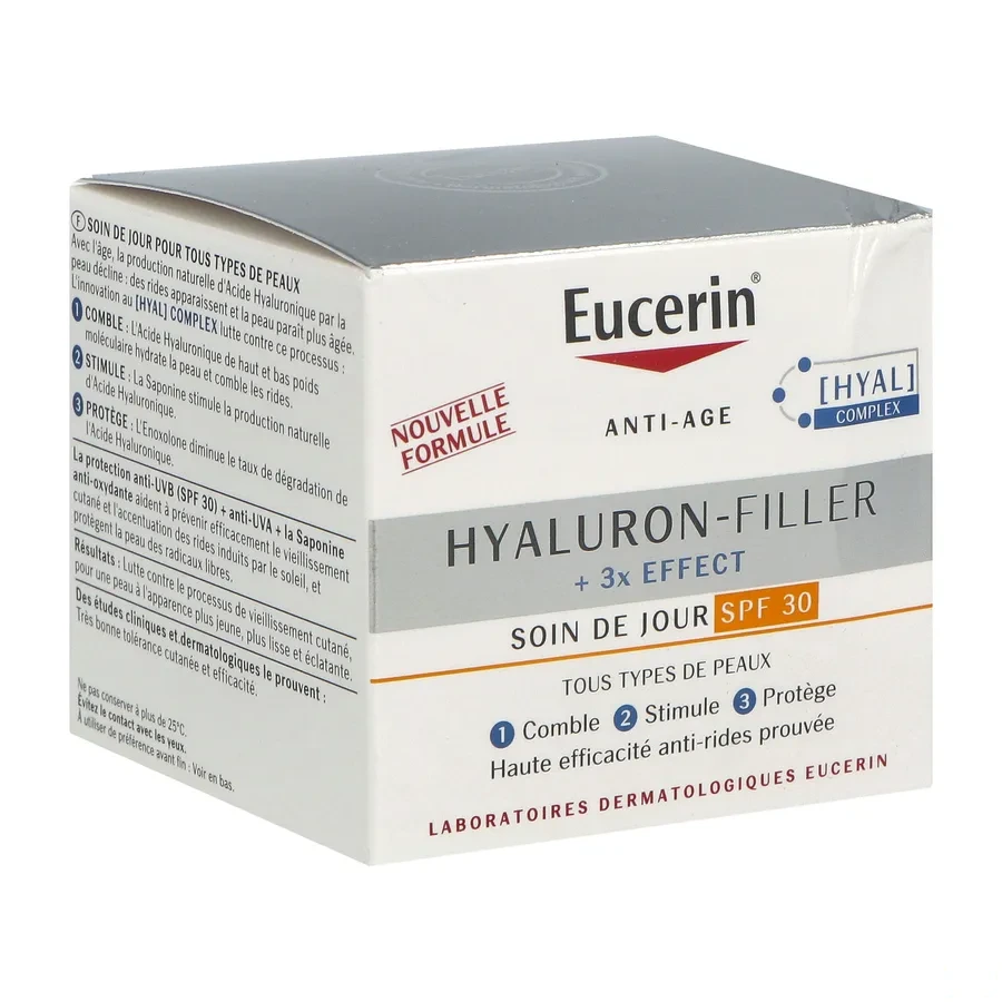 Eucerin Hyaluron-Filler 3X Effect Soin de jour SPF30