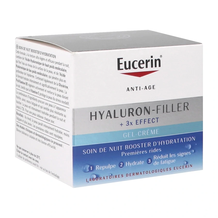 Eucerin Hyaluron-Filler 3X Effect Gel-Crème Nuit