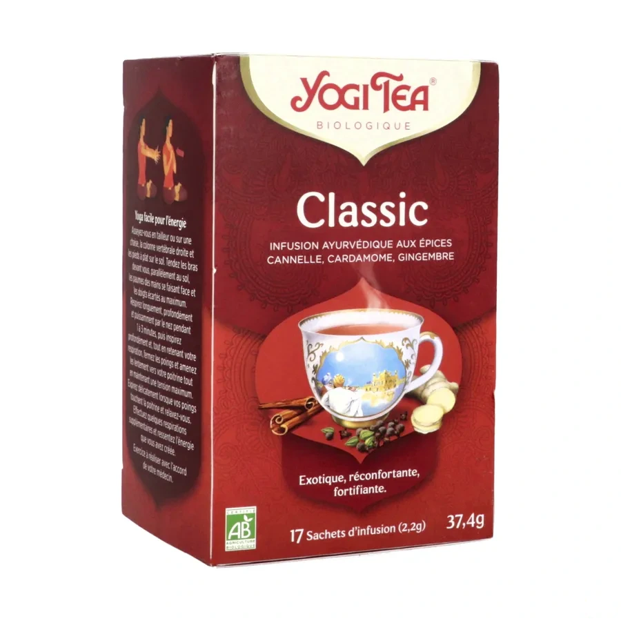 Yogi Tea Infusion Ayurvédique Chaï Classic Bio