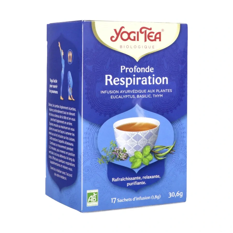 Yogi Tea Tisane Ayurvédique Profonde Respiration