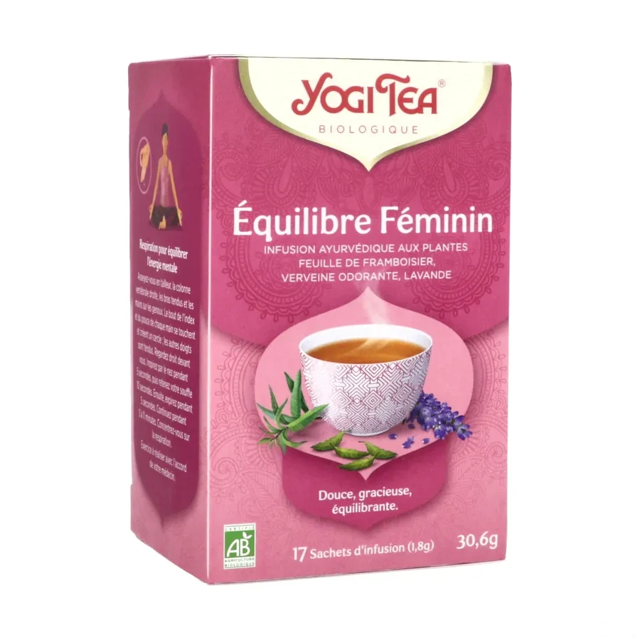 Yogi Tea Tisane Ayurvédique Equilibre Féminin