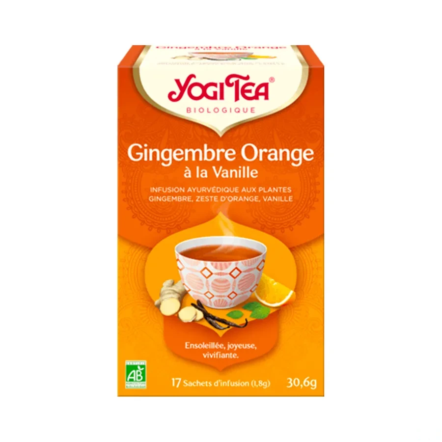 Yogi Tea Gingembre Orange Vanille
