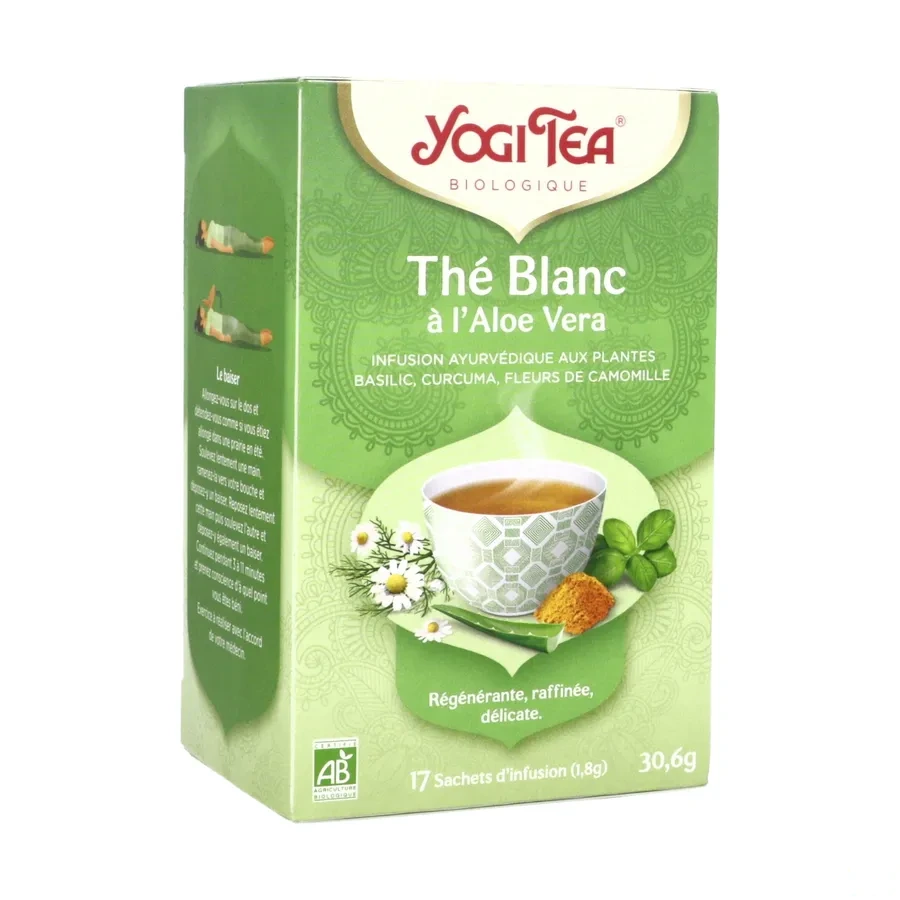Yogi Tea Thé blanc à l'Aloe Vera