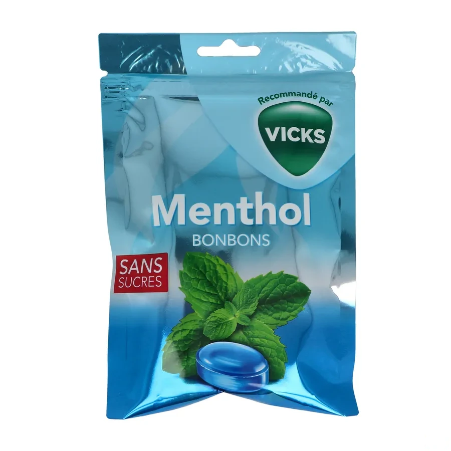 Vicks Bonbons Menthol Sans Sucres