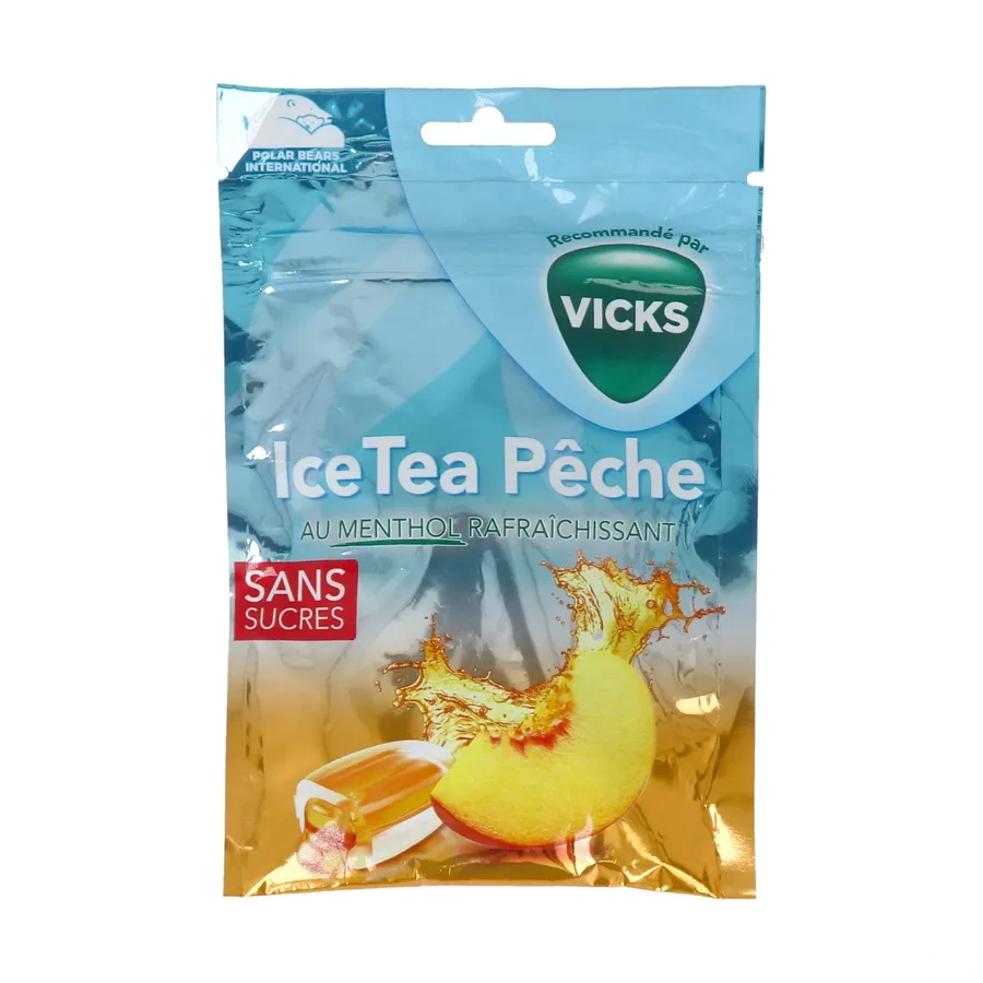 Vicks Bonbons Menthol Sans Sucres
