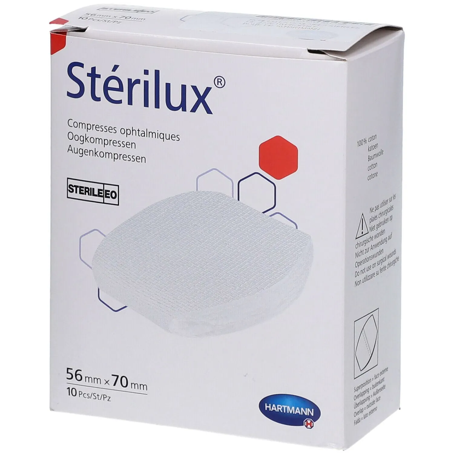 Stérilux Compresses Ophtalmiques