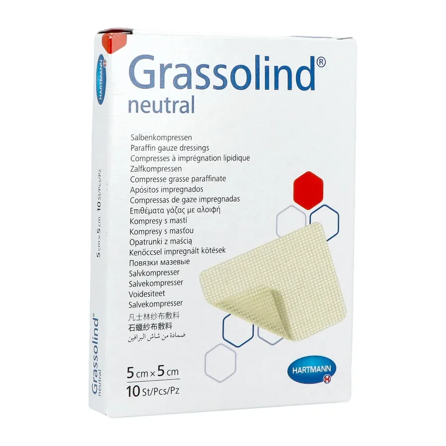 Hartmann Grassolind Neutral Compresses grasses