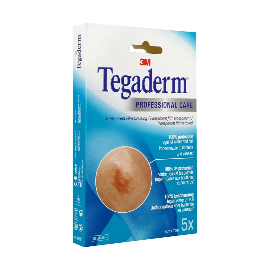 3M Tegaderm Pansement Film Transparent 6 x 7 cm