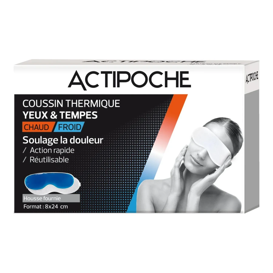 Actipoche Coussin Thermique Yeux et Tempes