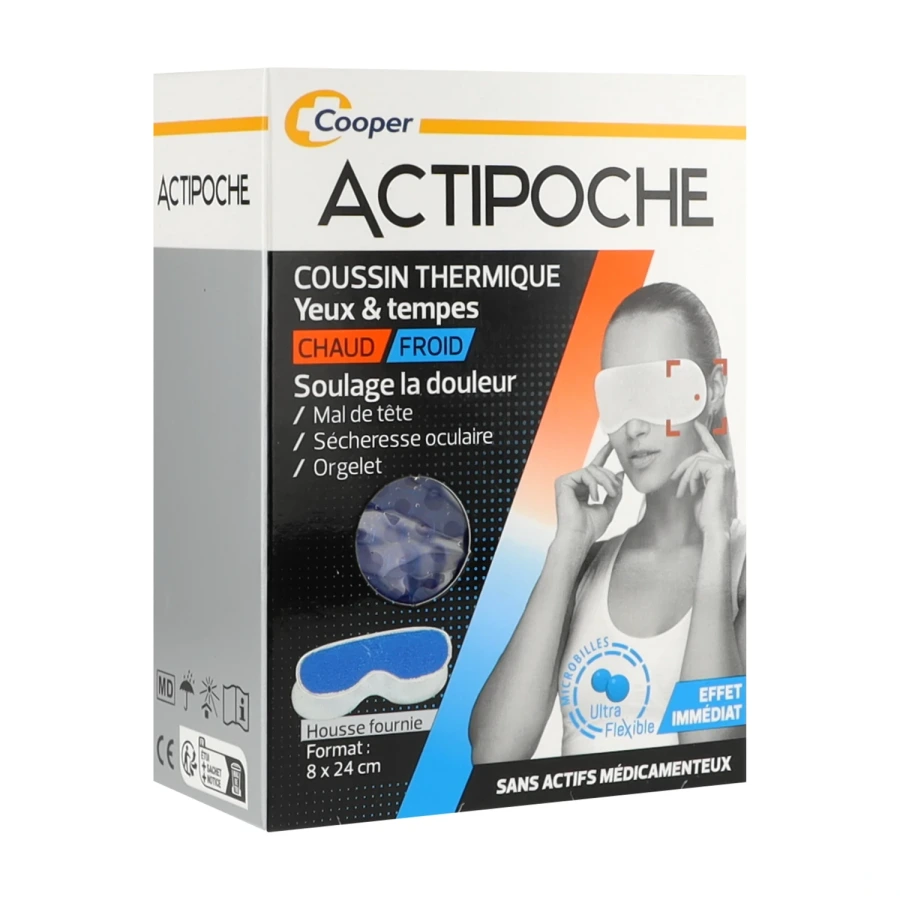 Actipoche Coussin Thermique Yeux et Tempes