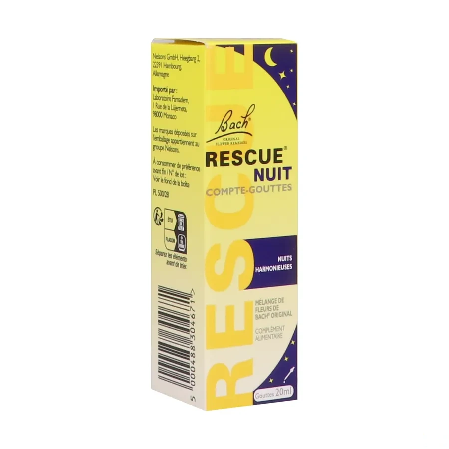 RESCUE® Nuit Fleurs de Bach