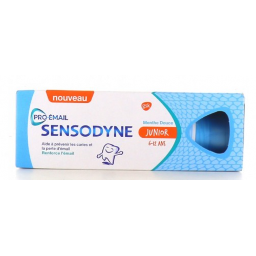 Sensodyne Junior Pro-émail Dentifrice 6-12 ans