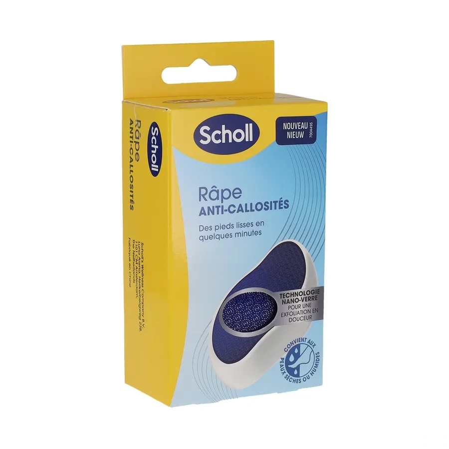 Scholl Râpe Manuelle Anti-callosités Nano Verre