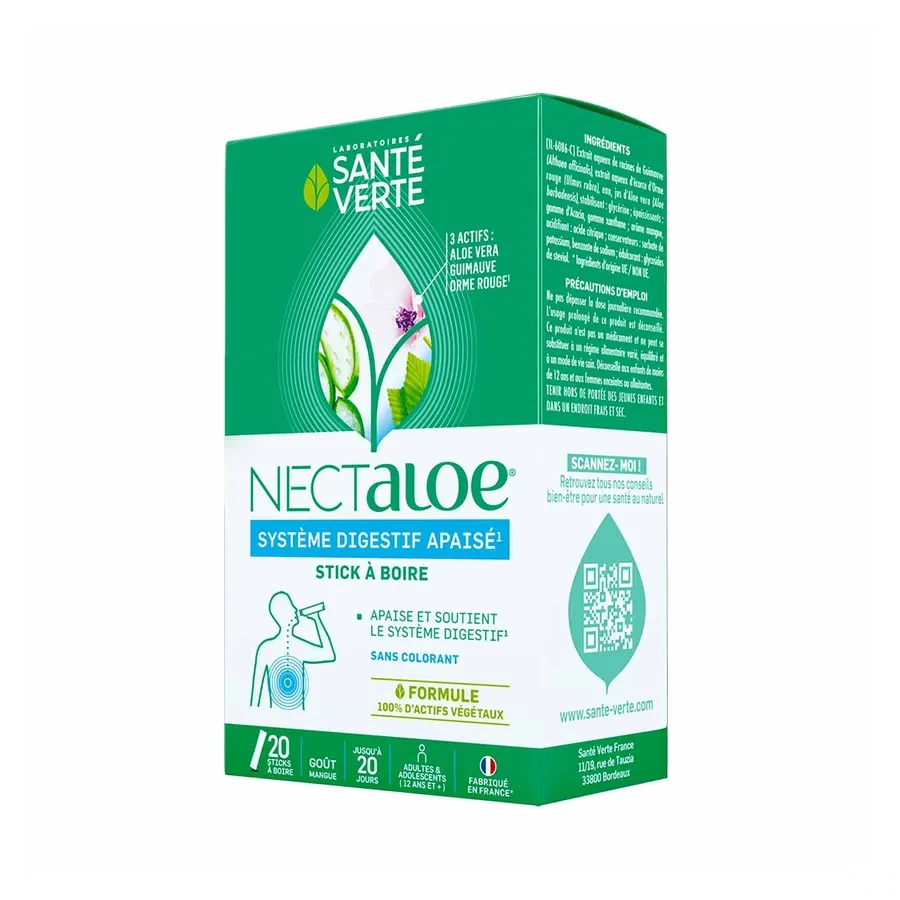 Nectaloe Sticks à Boire à l'Aloe Vera