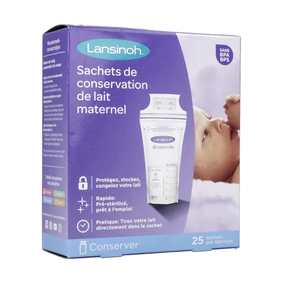Lansinoh Sachets Conservation Lait Maternel