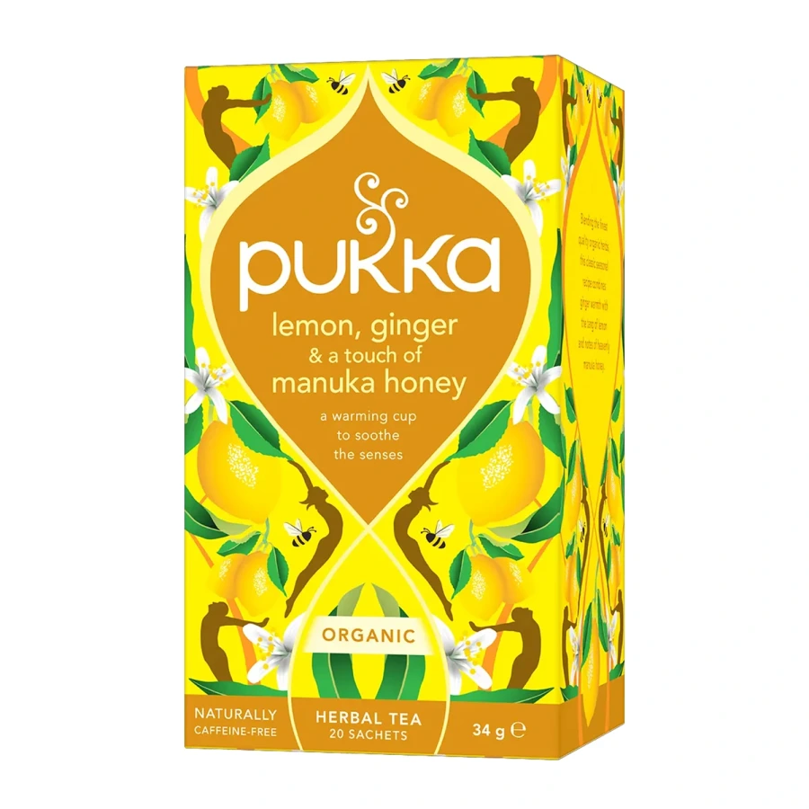 Pukka Infusion Citron, Gingembre et Miel de Manuka