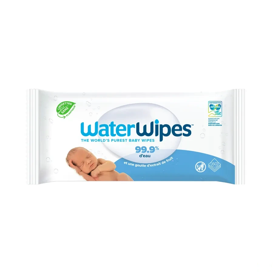 WaterWipes Lingettes Nettoyantes Bébé Biodégradables