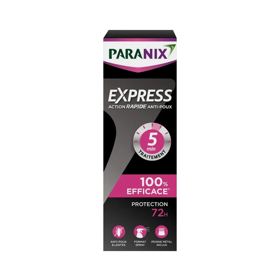 Paranix Express Action Rapide Anti-Poux 5 Minutes