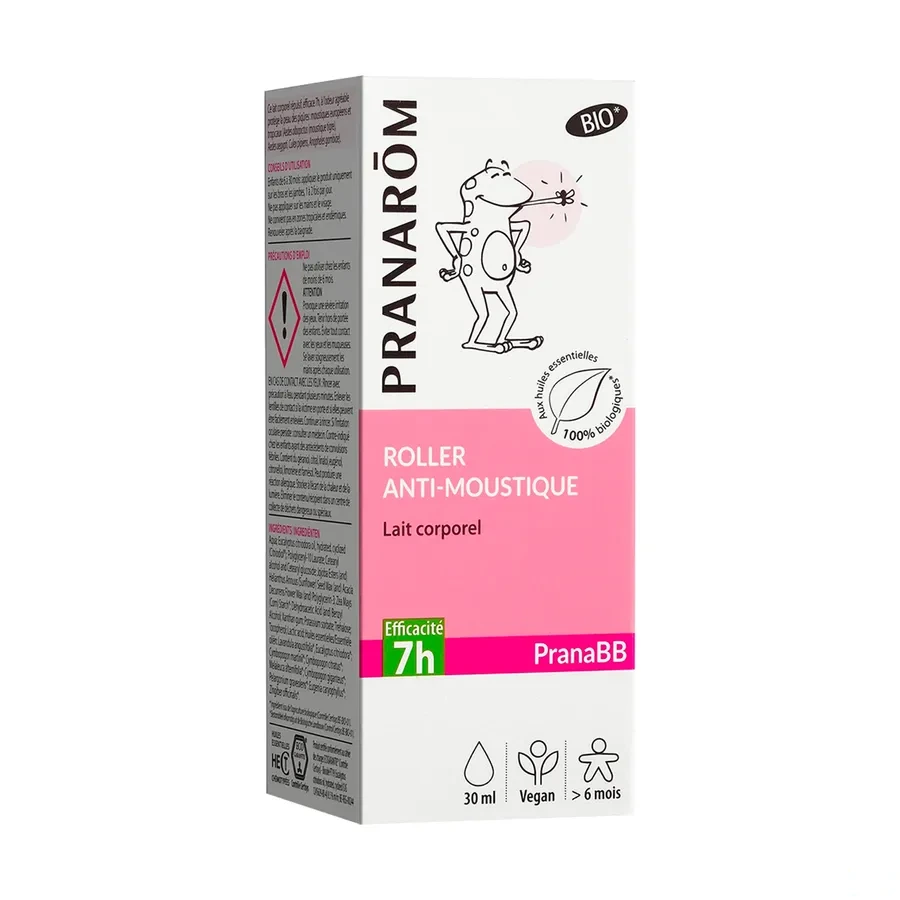 PranaBB Roller Anti-Moustique Lait Corporel Bio
