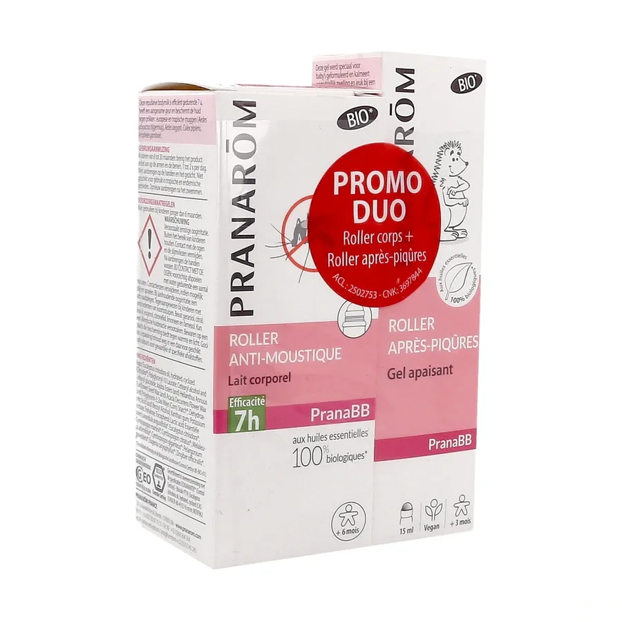 PranaBB Roller Anti-Moustique Lait Corporel Bio