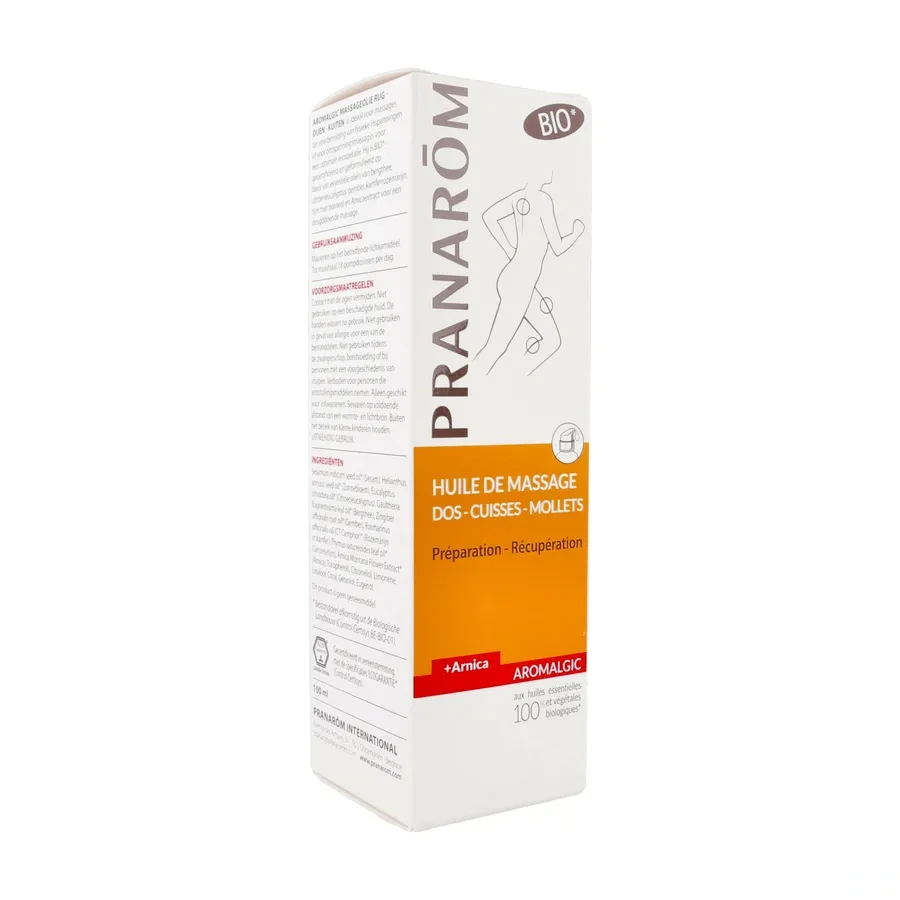 Pranarom Aromalgic Huile de Massage Préparation et Récupération