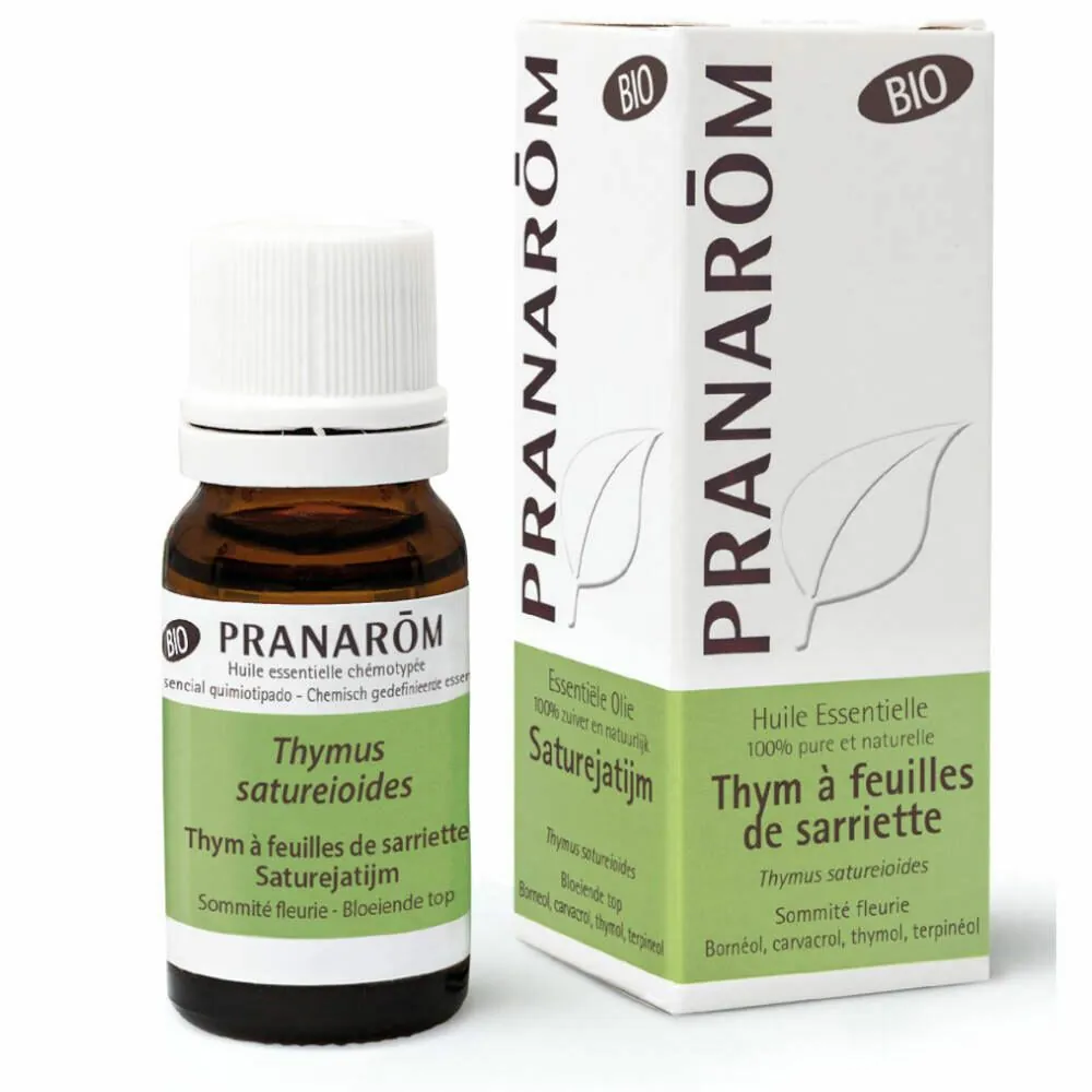 Pranarom Huile Essentielle Thym à Feuilles de Sarriette