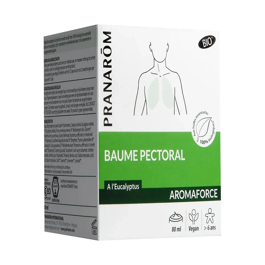 Pranarom Aromaforce Baume pectoral bio