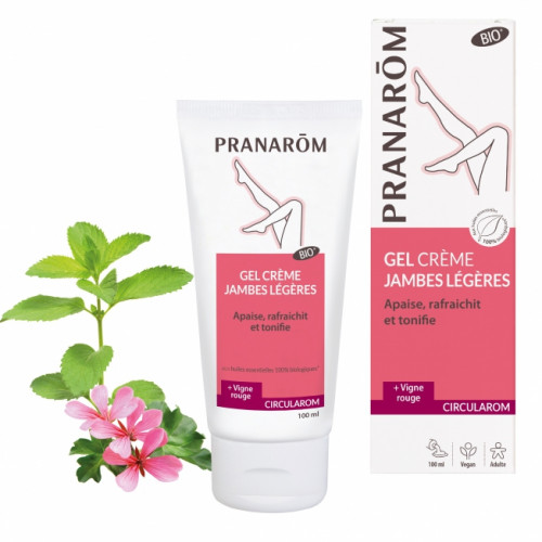 Pranarom Circularom Gel Crème Jambes Légères