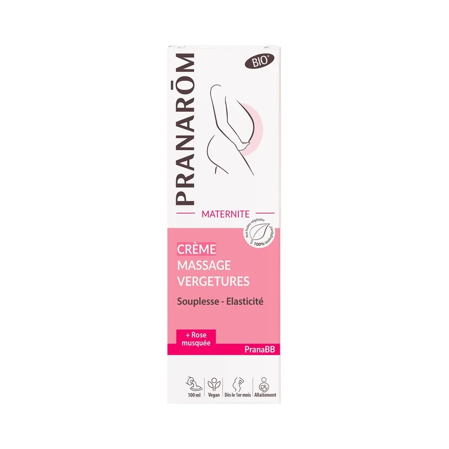 Pranarom Maternité Crème Massage Vergetures Bio