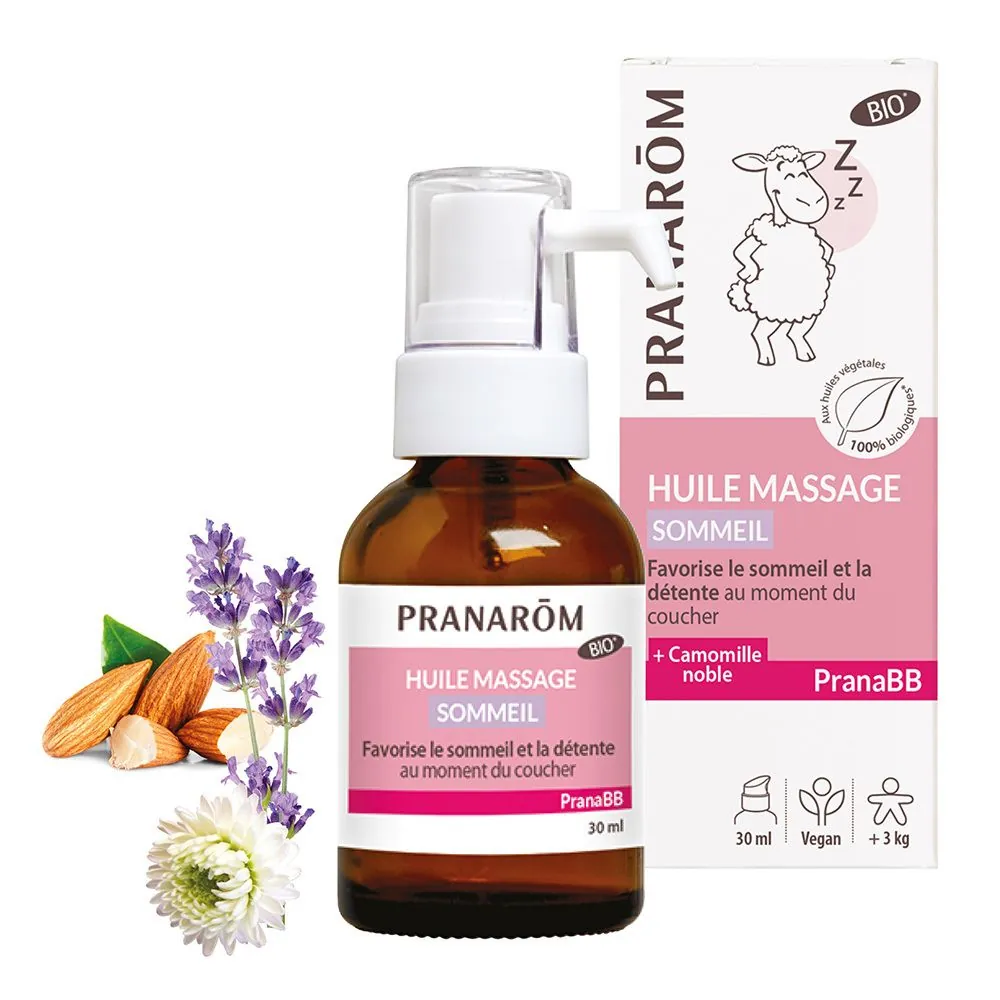 PranaBB Huile Massage Sommeil Bio