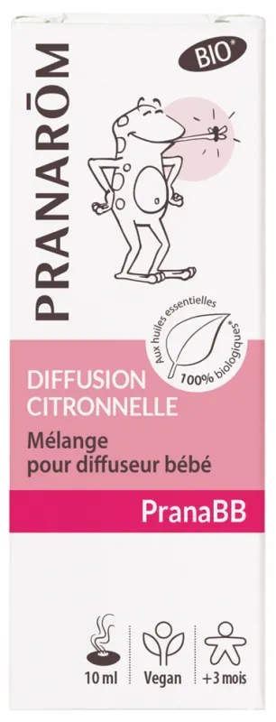 PranaBB Diffusion Citronnelle Anti Moustiques Bio