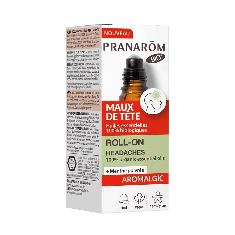 Pranarom Aromalgic Roll-on Maux de Tête