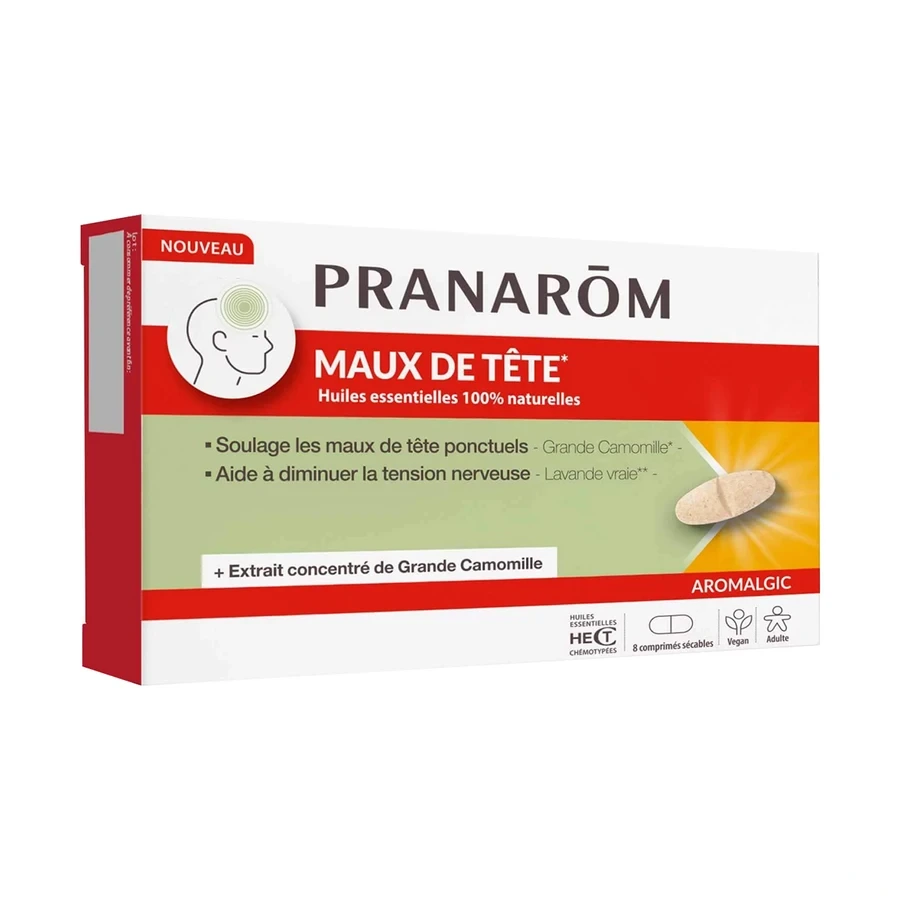 Pranarom Aromalgic Comprimés Maux de Tête