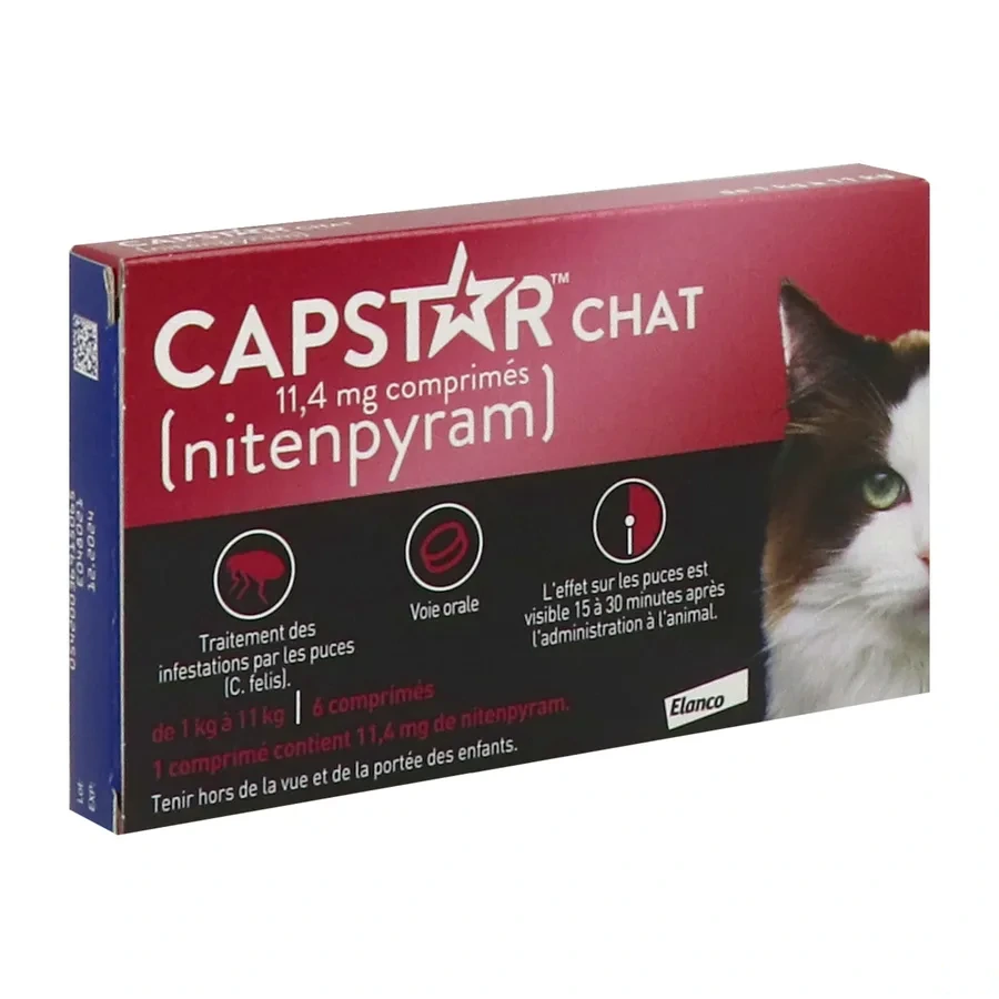 Capstar Chat Traitement Anti-Puces