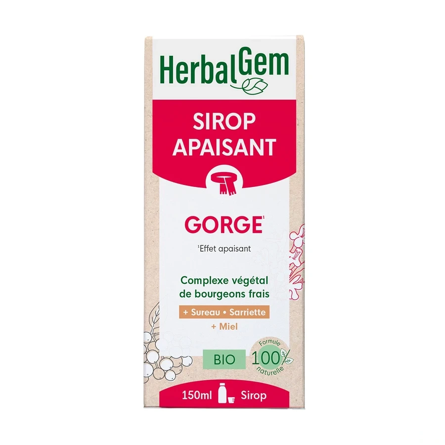 Herbalgem Sirop Refroidissements Gorge Bio