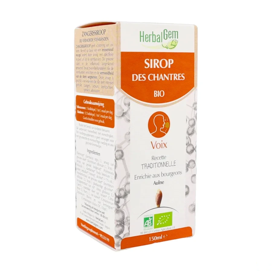Herbalgem Sirop des Chantres Bio