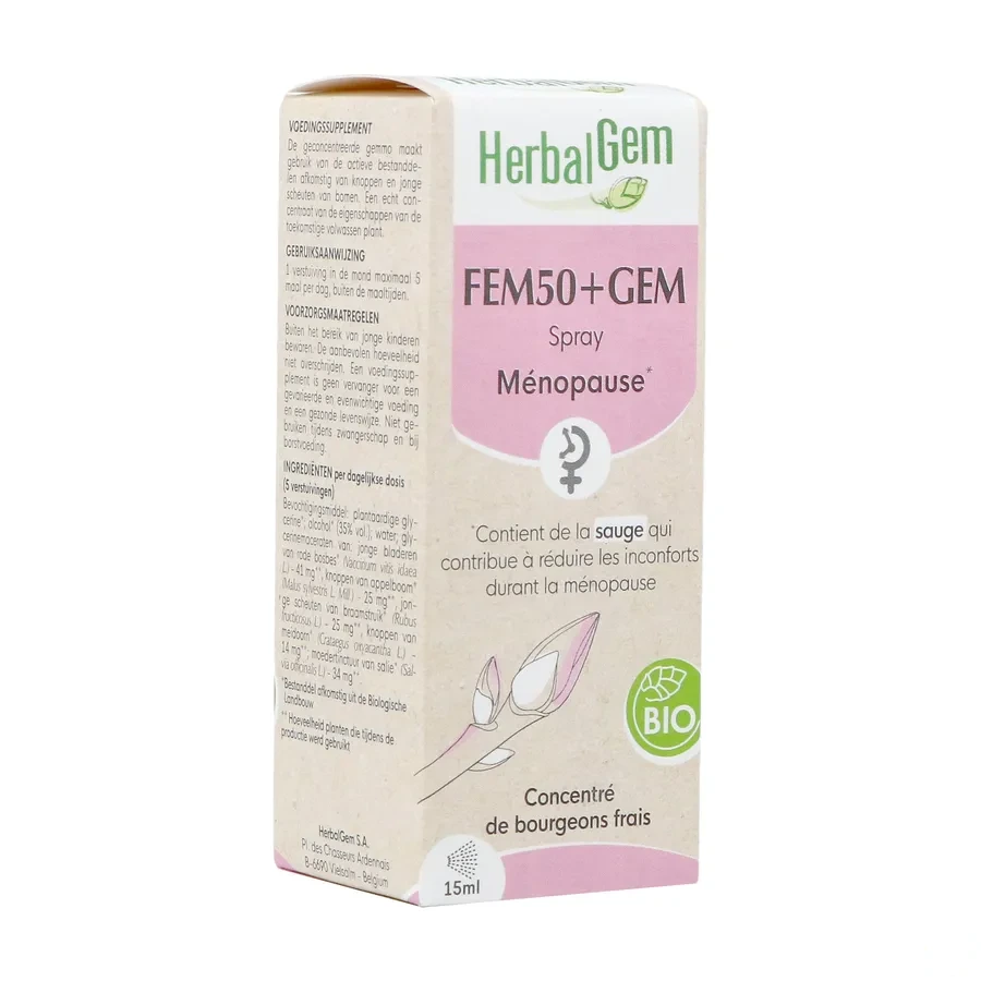 Herbalgem Fem50+ Gem Ménopause Bio