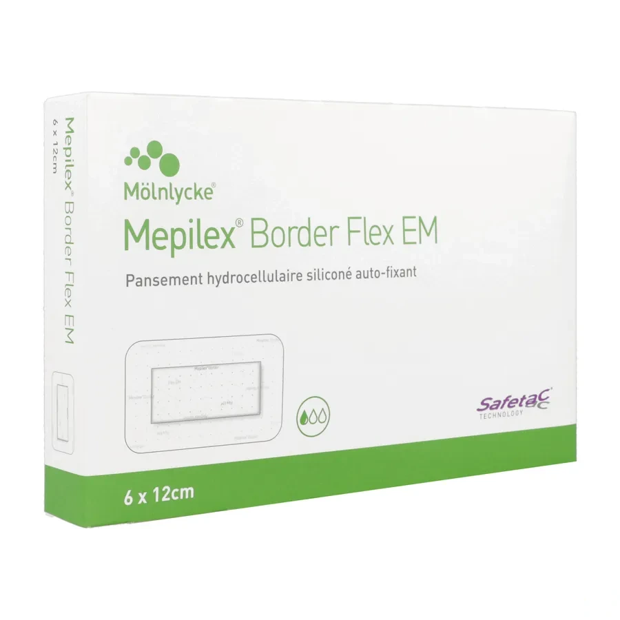 Mepilex Border Flex EM Pansement hydrocellulaire