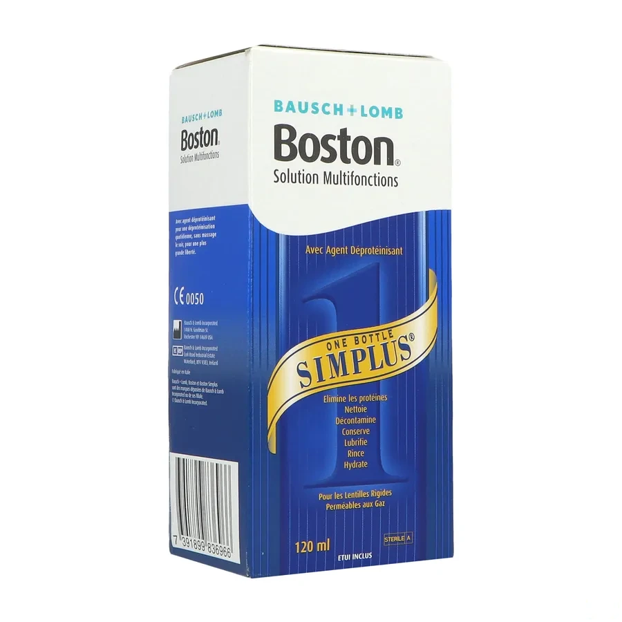 Bausch And Lomb Boston Simplus Solution Multifonctions pour Lentilles rigides