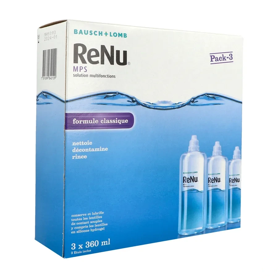 Renu MPS Solution Multifonctions pour Lentilles de Contact