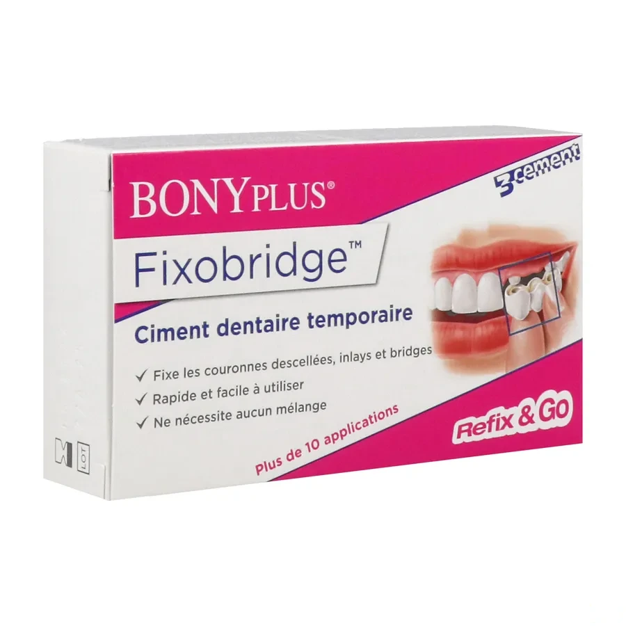 Bonyplus Fixobridge Ciment Dentaire Temporaire