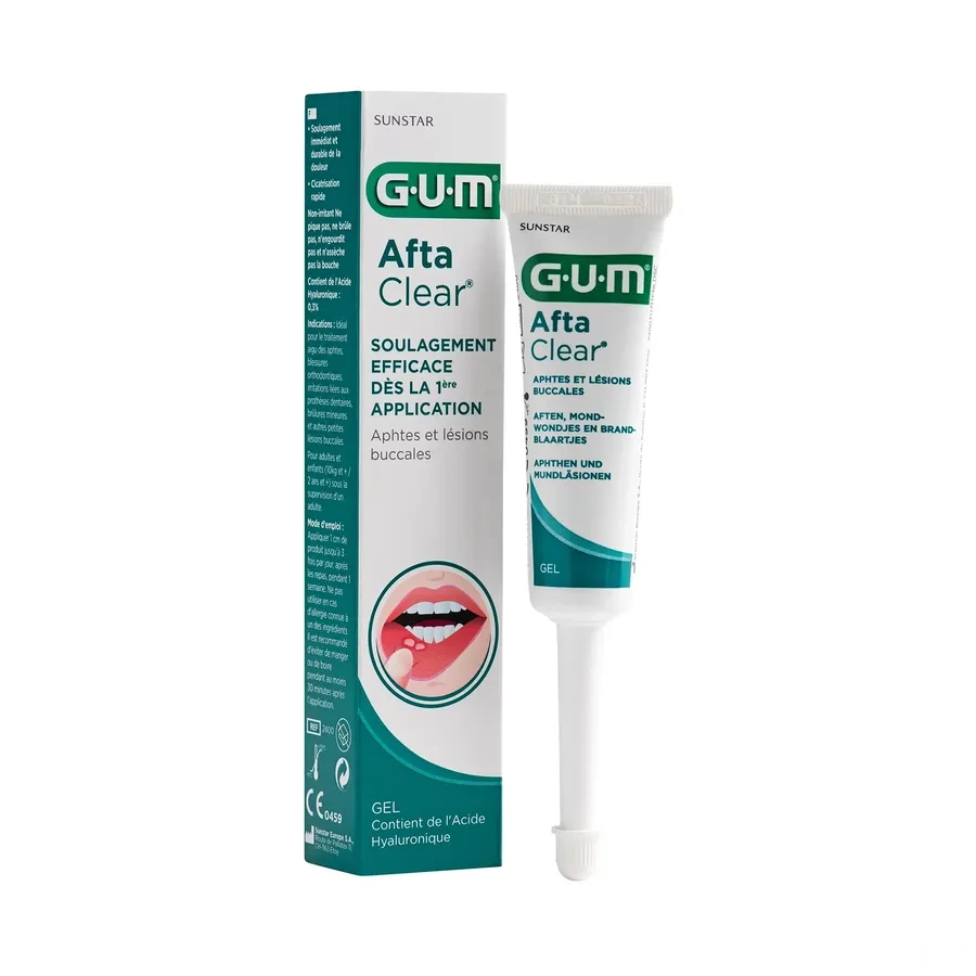 Gum Afta Clear Gel Aphtes et lésions buccales
